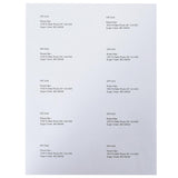 SJPACK Sticker Labels Compatible Laser/Ink Jet Shipping Labels - Per Sheet 10 Labels