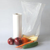SJPACK 14" X 20" Plastic Produce Bag on a Roll, Clear Food Storage Bags for Bread Fruits Vegetable, 350 Bags/Roll