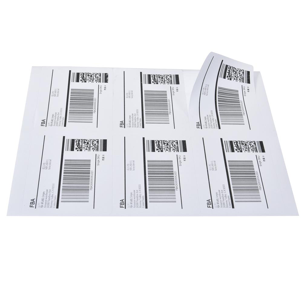 Shipping Labels Self Adhesive 3-1/3