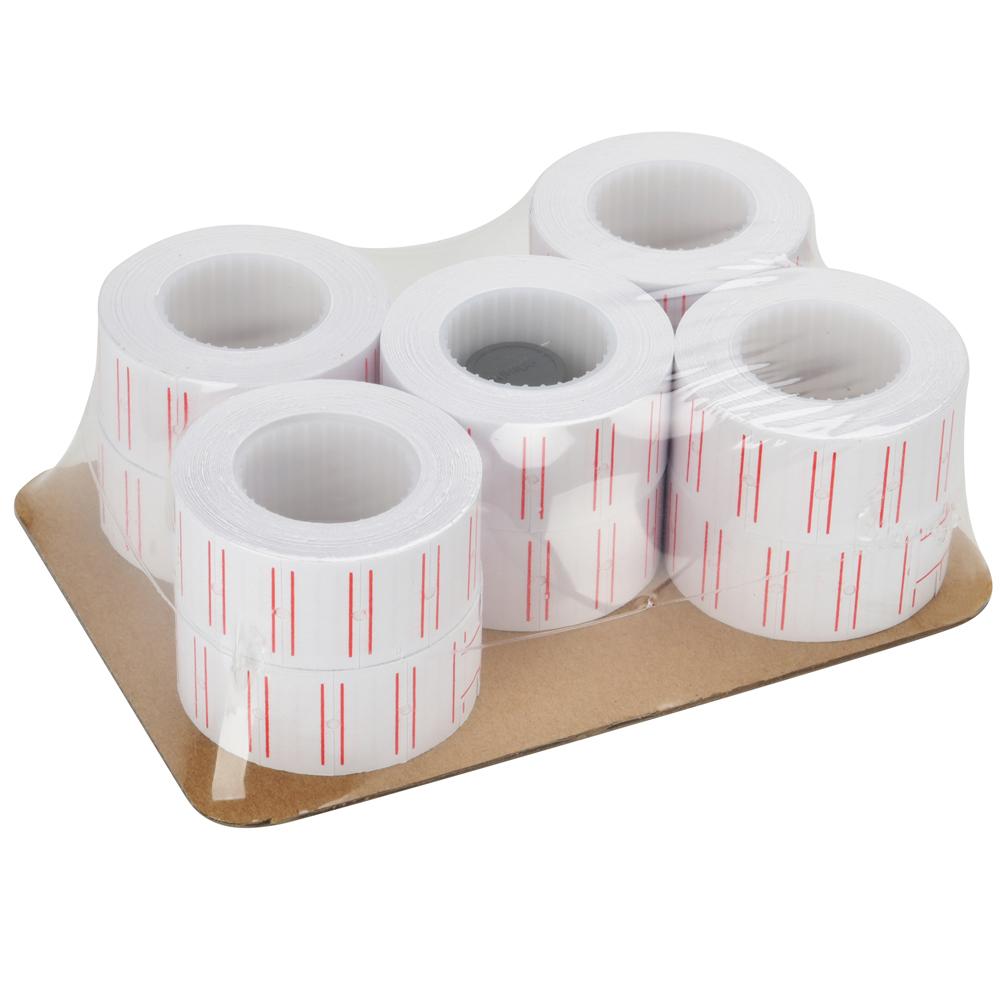 ZOEYES 60 Rolls 30000PCS Price Gun Labels for Mx-5500 Labeller, White Pricemarker Label Stickers, Super Sticky Price Tag Labels Price Stickers for